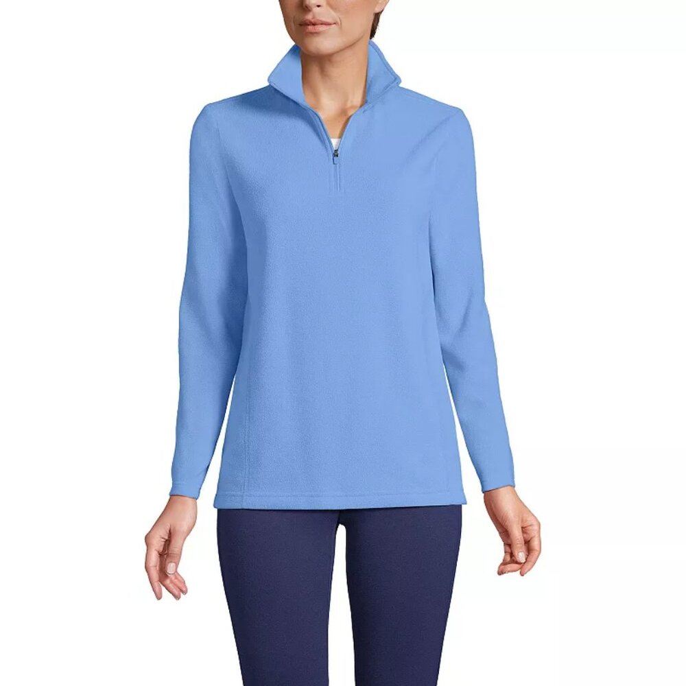 Lands' End Women's Quarter-Zip Fleece Pullover